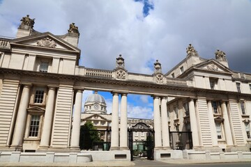 Obraz premium Dublin Merrion Street Government Buildings