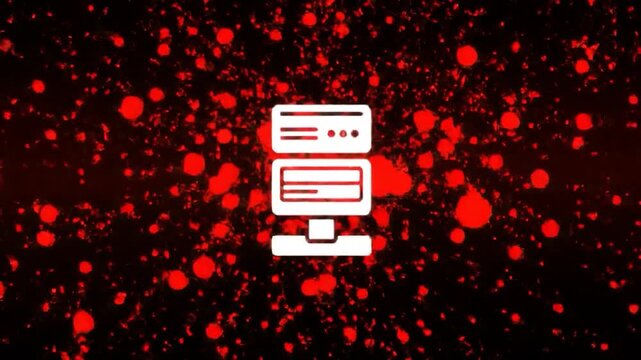 Server on Red Splatter