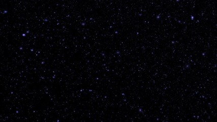 Loop glow purple blue stars particles falling down animation on black abstract background. Animation of fiery white blue pink glowing flying ember burning ash particles. - Powered by Adobe