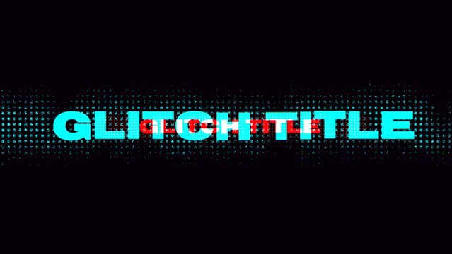 Glitch Text Effect