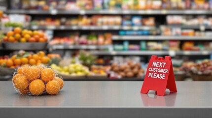fresh vegetables in a supermarket
