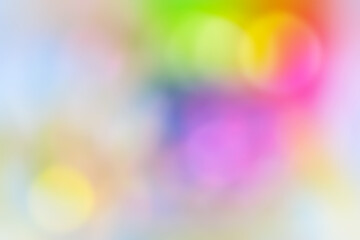 Abstract colorful bokeh background blur, holiday wallpaper
