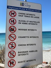 Interdiction &agrave; la plage