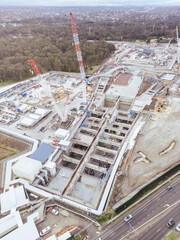 North East Link Under Construction in Melbourne Australia