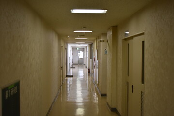 福島県　公民館　廊下
