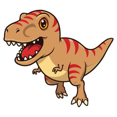 Fototapeta premium tyrannosaurus rex dinosaur vector