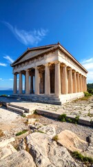 Ancient temple on a cliff overlooking the sea (2)