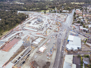 North East Link Under Construction in Melbourne Australia