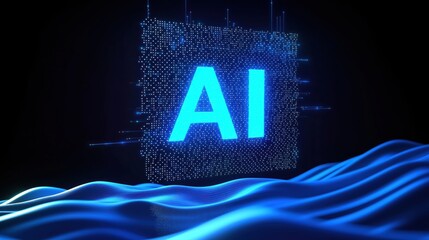 AI Technology Abstract Background