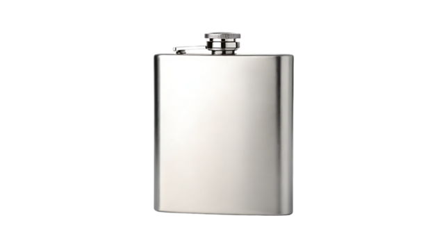 flask empty isolated isolated on white background