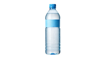 Fototapeta premium plastic water bottle isolated on white background