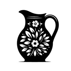 Decorative Ceramic Jug 26 Vector Illustration