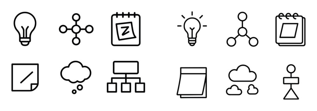 Minimalist Entrepreneur Icons