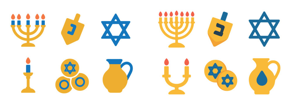 Hanukkah Icon Set