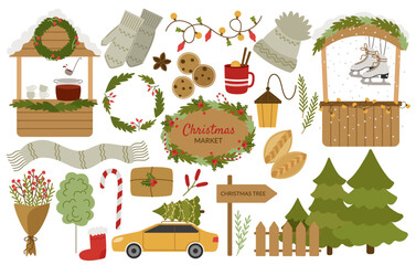 Christmas market, holiday gift shopping and winter entertainment.
