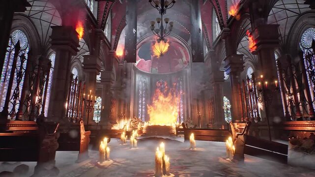 Burning Horror Cathedral