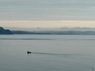 fishing on the sea Dorset England 