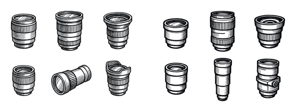 Fototapeta Photography Lens Icons