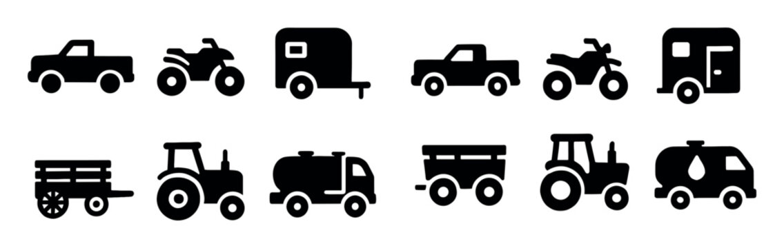 Ranch Vehicles Icons
