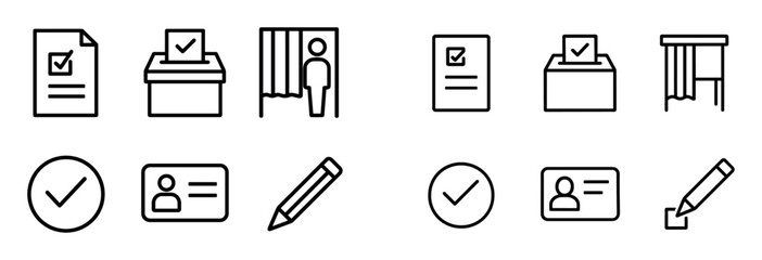 Election Icon Set