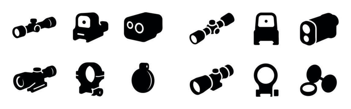 Hunting Scope Icons