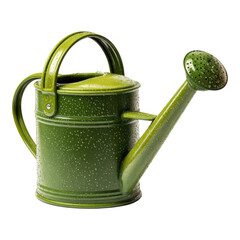 Green Watering Can for Garden Use and Decoration