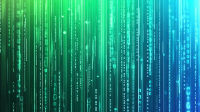 Abstract digital data stream background