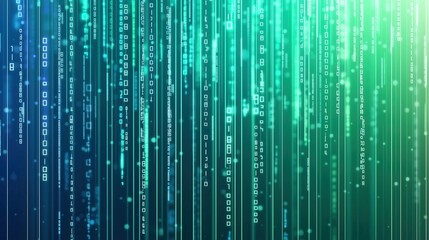 Abstract digital data stream background