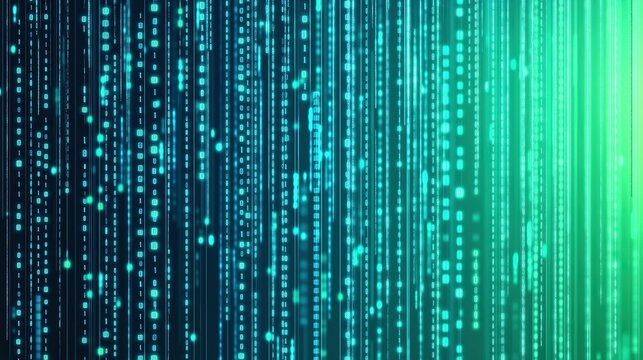 Abstract digital data stream background