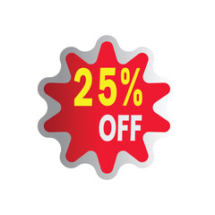 25% Sale Discount Design – Special Offer Promotion Design