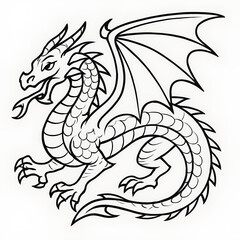 black dragon tattoo
