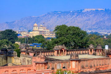ジャイプールのシティ・パレスとナハーガー・フォート