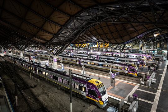 Southern Cross Station Views in Melbourne Australia