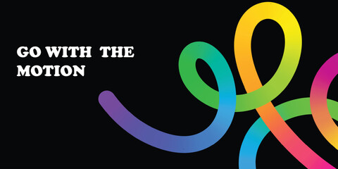 Modern Abstract Vector Art Featuring Colorful 3D Gradient Lines, Wavy Rainbow Ribbons, and Flowing Spiral Shapes – Creative Digital Background for Posters, Presentations, and Futuristic Graphic Design