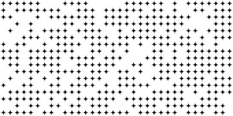 Vector pattern with star rhombus shapes. Modern y2k texture. Diamond backdrop.