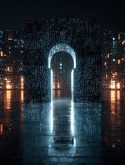 Hacked Website Homepage Features Fake Login Fields With a Clear and Structured Layout Amidst a Modern Digital Environment