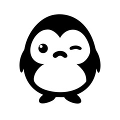 Fototapeta premium Deep Eyes Penguin