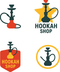 Set of Hookah Shop logo