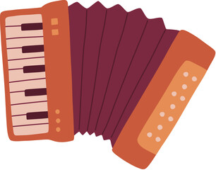 Accordion Instrument Playing Jazz Music