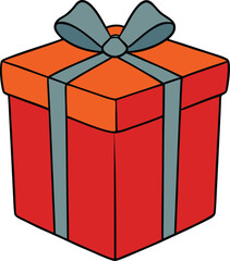 gift box vector illustration on transparent background