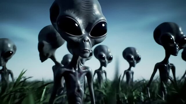 Alien Encounter Visitors in the Field