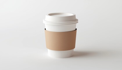 Professional Coffee Mug Mockup With A Realistic Appearance For Displaying Designs In A Creative And Eye-Catching Manner. Perfect For Marketing Projects.
