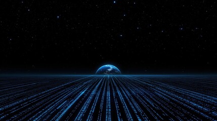 Digital Earth: Data Streams Converging on Planet