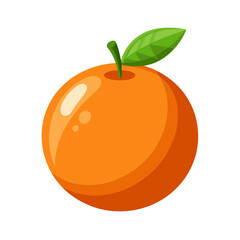 orange on transparent background