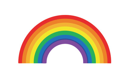 Colorful Rainbow on Black Background 2. This illustration features rainbow, colorful, colors.