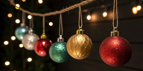 christmas decoration on a tree