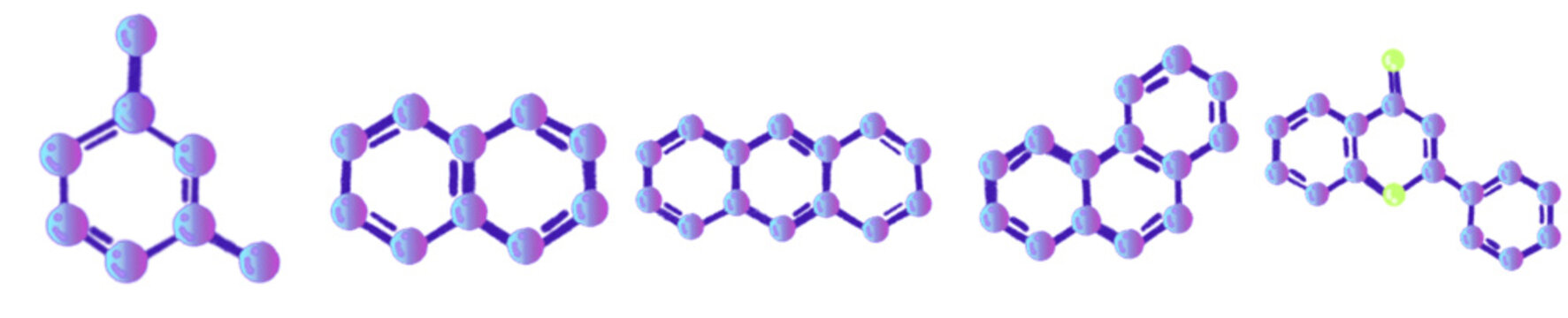 Molecular Fantasy Series &ndash; Dreamy Chemical Bond Elements with Pastel Glow for Science-Themed Designs