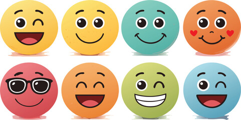 emoji-style-happy-faces-in-various-expressions---t.eps