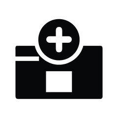 Fototapeta premium Black Folder Icon Symbolizing New Data Addition