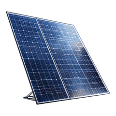 Solar Panel Array Standing in Bright Sunlight